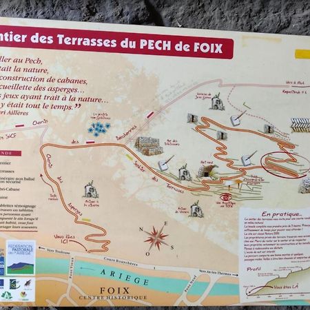 Hebergements Entiers Two Homes T1 Bas Or T1 Haut -Aux Terrasses Du Pech Foix Esterno foto