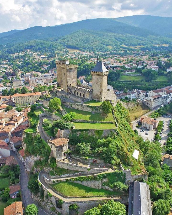Hebergements Entiers Two Homes T1 Bas Or T1 Haut -Aux Terrasses Du Pech Foix Esterno foto